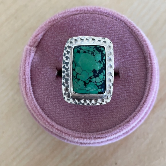 Sterling Silver and Turquoise Ring - Picture 1 of 3